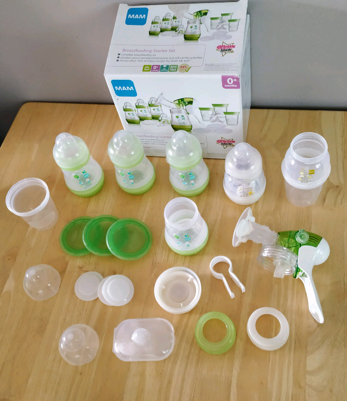 mam breastfeeding and steriliser set mothercare